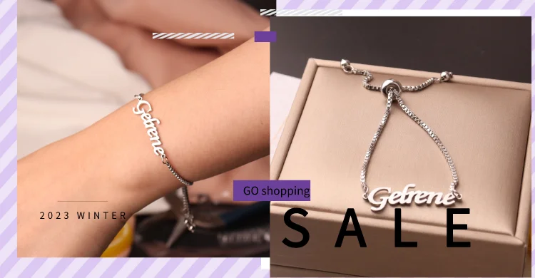 Personalised Gold Name Necklace with Box Chain  Custom Name Necklace Handmade Jewelry Personalised Birthday Gift for Her Mom