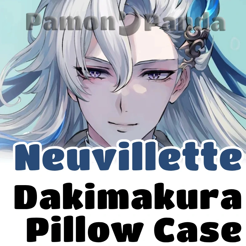 Neuvillette Dakimakura Genshin Impact Game Hugging Pillow Case Full Body Cushion Cover Pillowcase Home Bedding Decor Otaku MYT