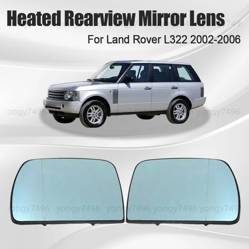 

Blue Electric Car Wide Angle Heated Rearview Mirror Lens For Land Rover L322 2002 2003 2004 2005 2006 Car Rearview Accessories