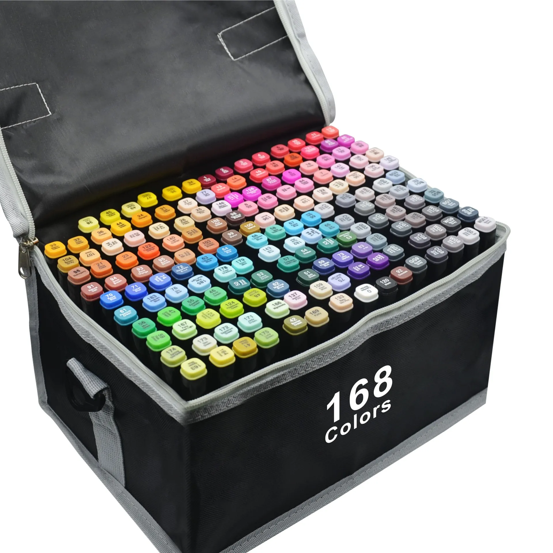 

School Supplies Dual Tip Marker Permanent Sketch Art Marker Pens Marcadores Chisel Tip and Fine Tip Alcohol Marker Set