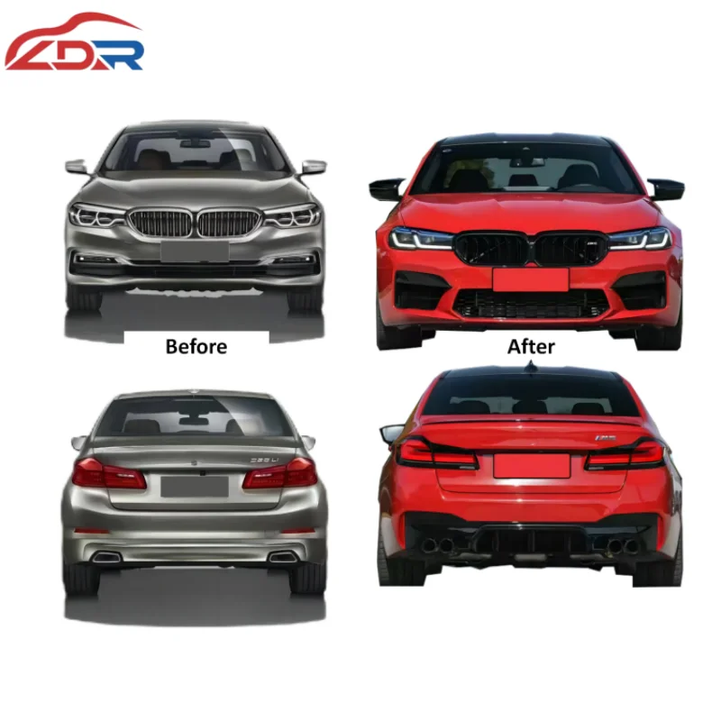 New product for BMW 5 Series G30 /G38 PRE 18-20 upgrade to 2023y G30 G38 M5 LCI bodykit facelift one year warranty easy install