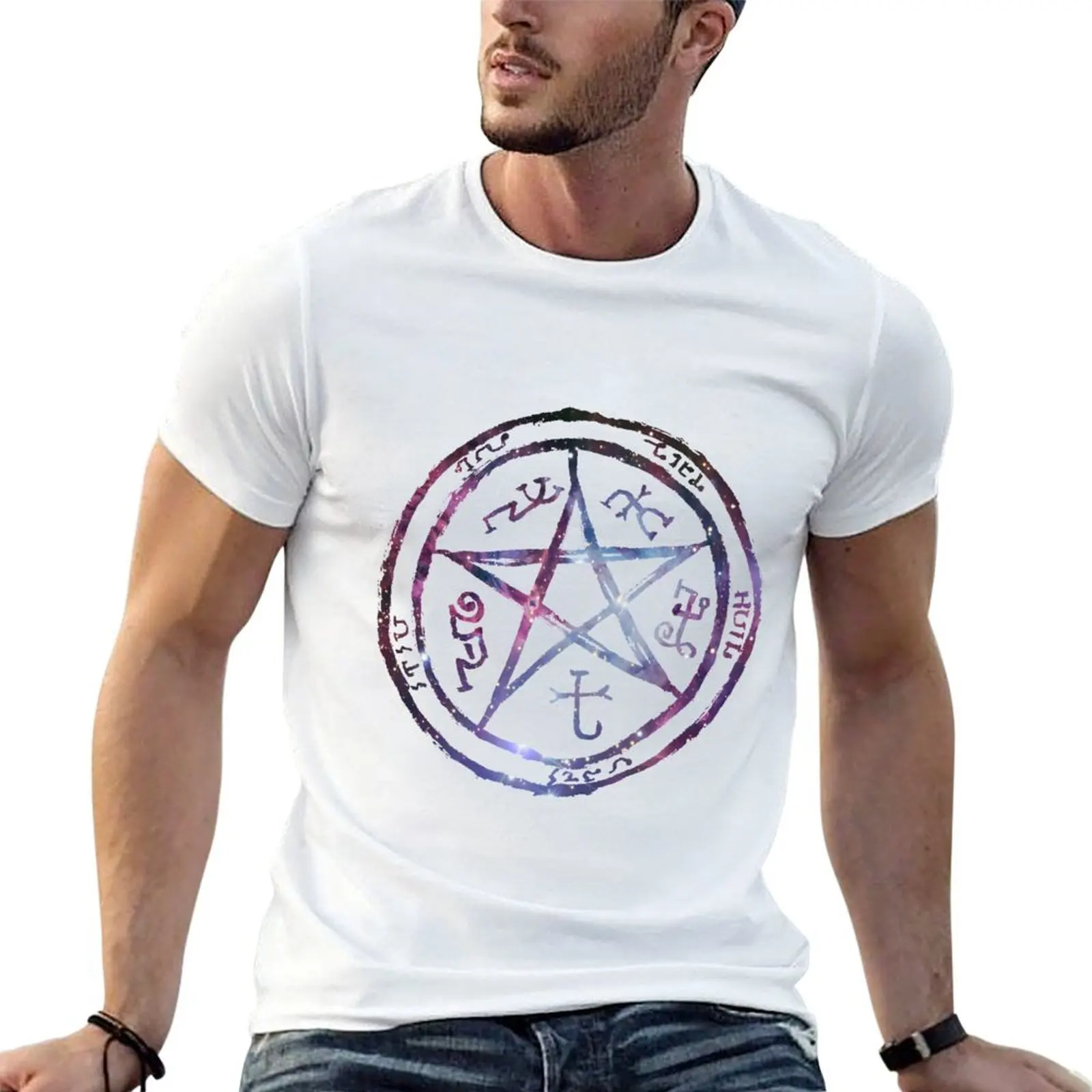 

Galaxy Devil's Trap T-Shirt t shirts for man pack white t shirts for man pack cotton T-Shirt