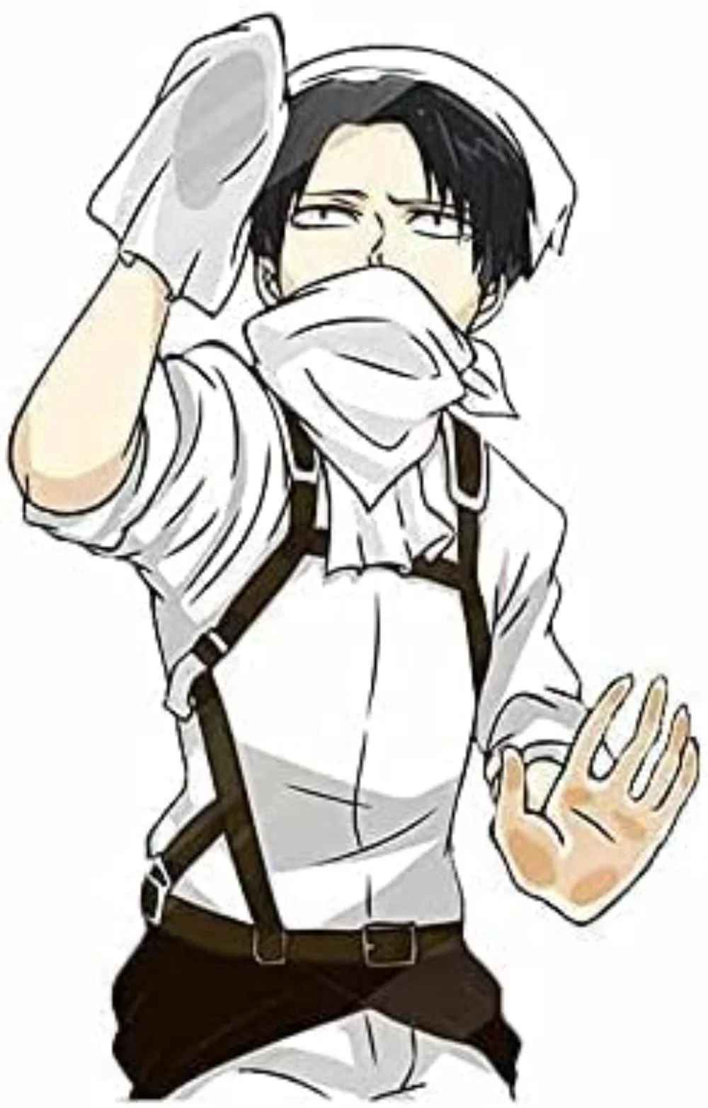 For Dawowan for Attack on Titan Washer Levi Anime Car Stickers DIY Personality Vinyl Car Decal Bumper Window Laptop