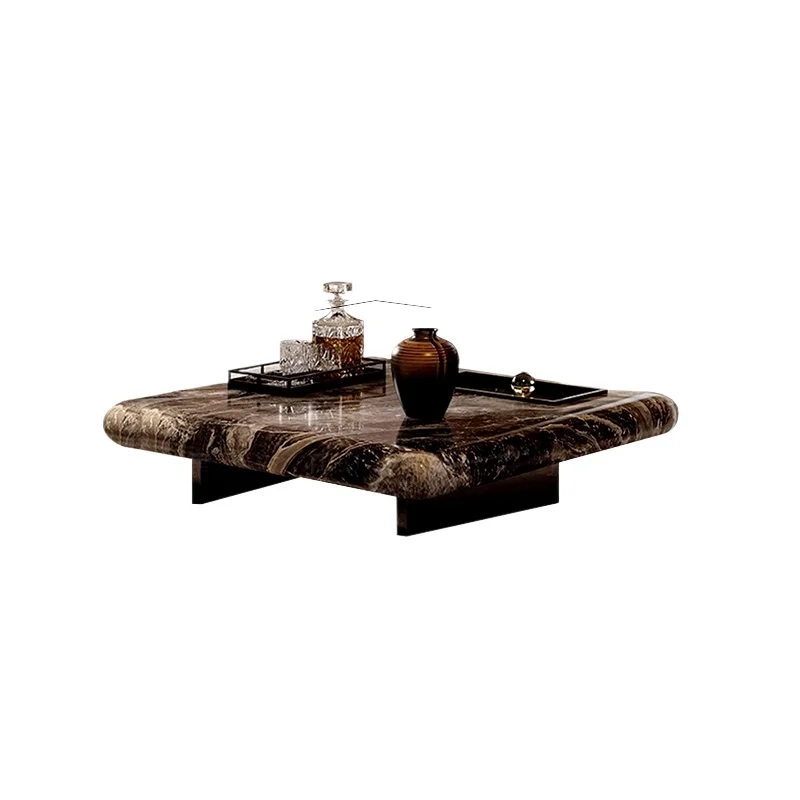 

Italian square coffee table modern simple small apartment living room home