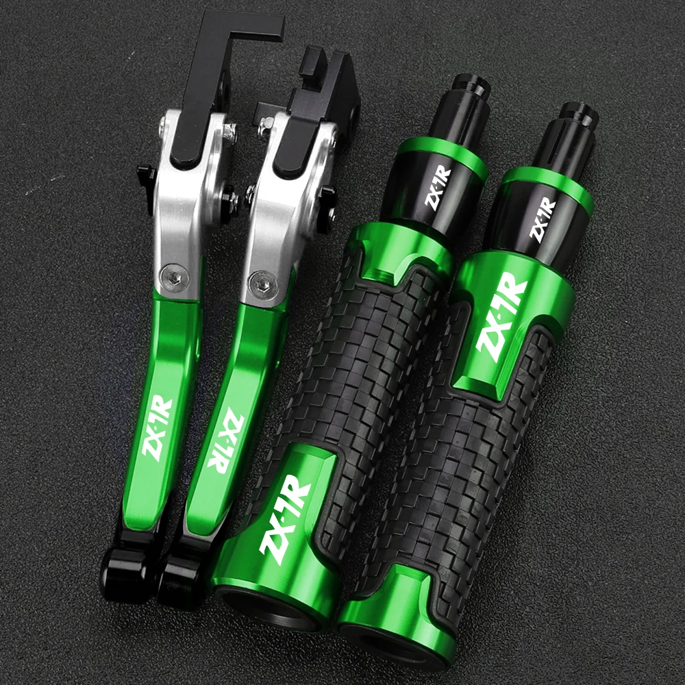 Motorcycle Accessories For KAWASAKI ZX7R Ninja ZX-7R 1989-2003 2002 2001 Adjustable Brake Clutch Levers Handlebar Grips Ends
