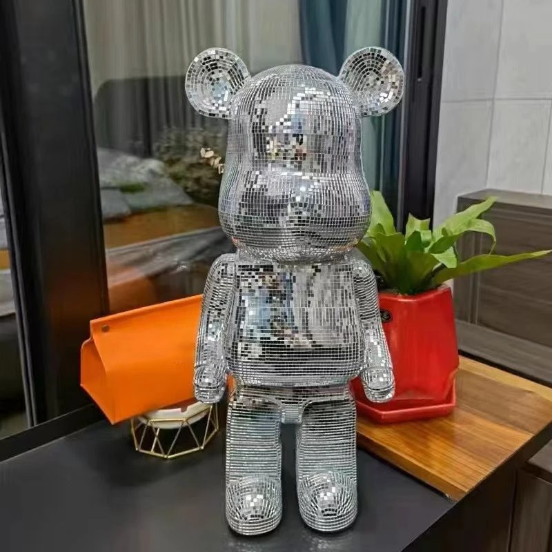 Modern Bear Piggy Bank Interior Money Box Sculptures and Statuettes Luxury Savings for Adults Money Organizer Ornaments for Home