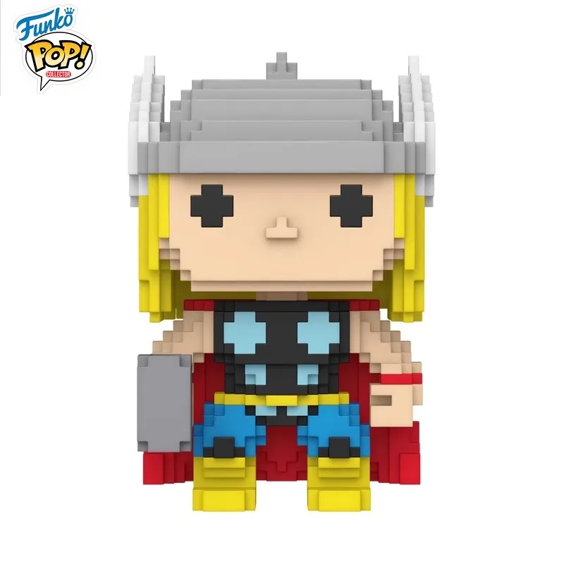 

Funko Pop! Thor Pixel Vinyl Figure - Retro Collectible Toy, Fun Superhero Gift for Kids & Adults