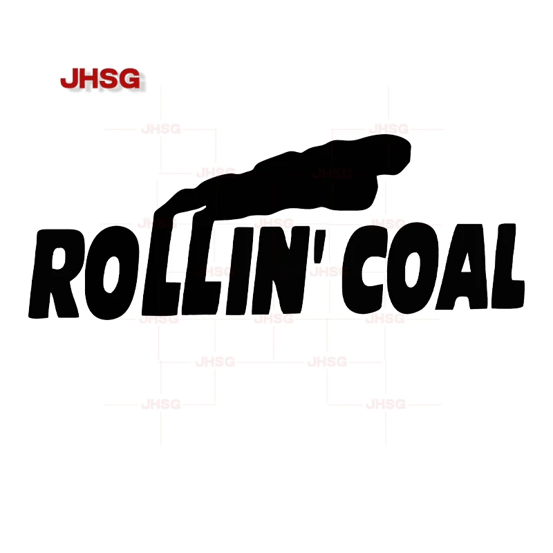 Rolling Coal Fun Diesel Smoke Car Car Stickers Window Vinyl Decoration Vehicle External Accessories