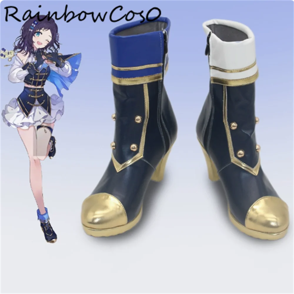 Aiba Uiha Virtual YouTuber VTuber Cosplay Schuhe Stiefel Spiel Anime Party Halloween RainbowCos0 W4779
