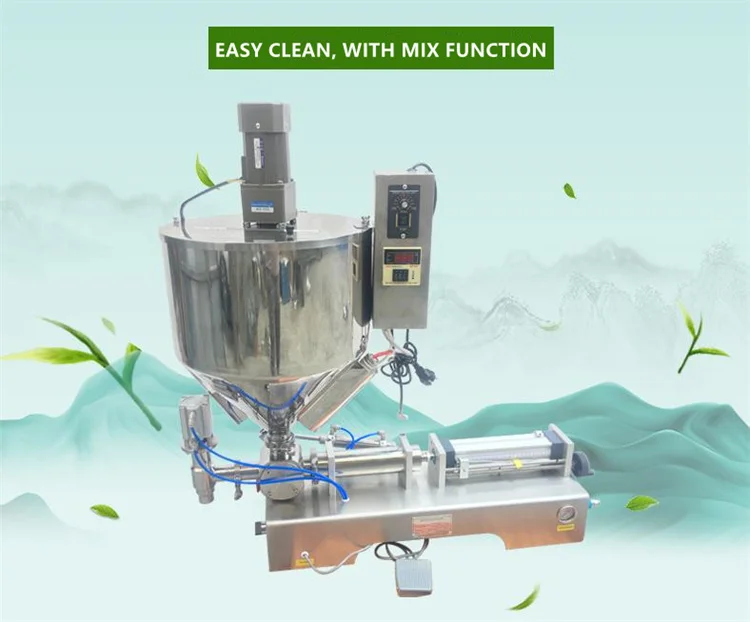 Horizontale Worstvulmachine Vaseline Mengmachine Kwantitatieve Verfverwarmingsvulmachine