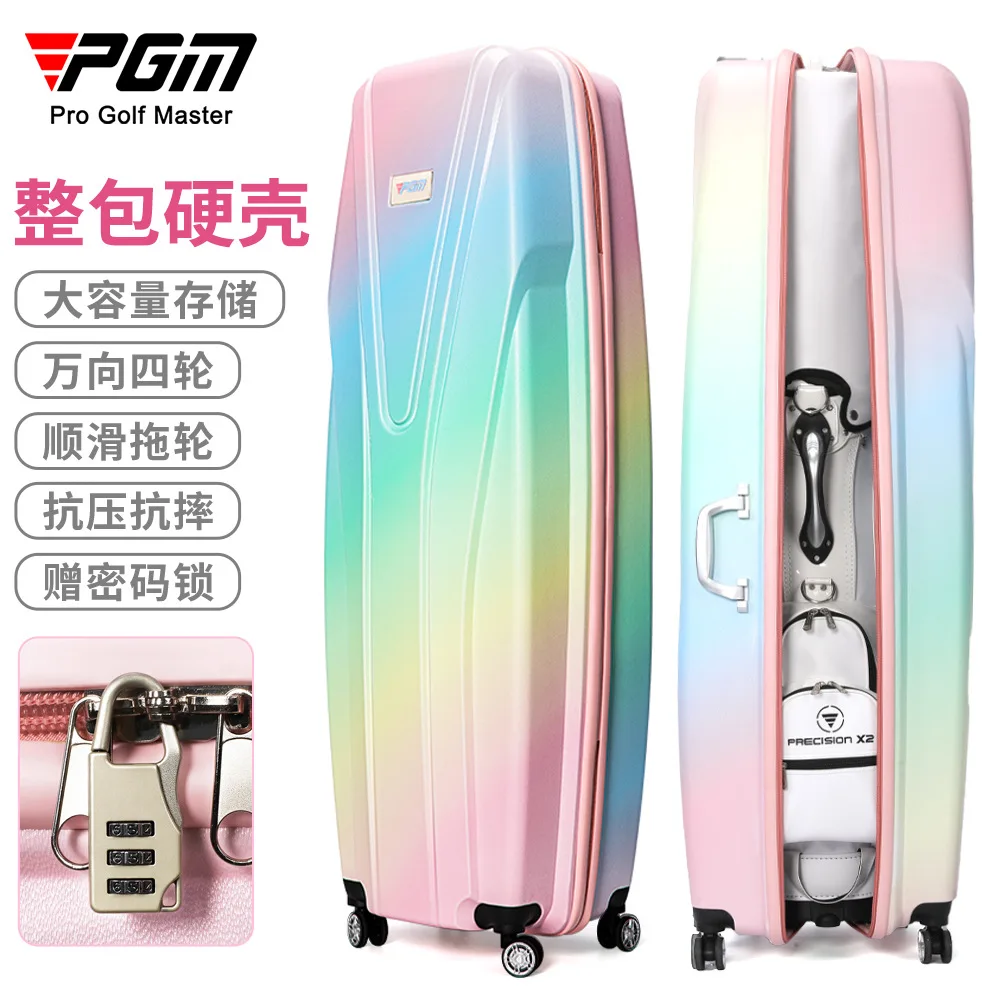 

PGM Golf Bag Women's Hard Shell Aviation Bag Ball Rod Shipping Bag Women's Travel Cardan Wheel Aircraft Luggage