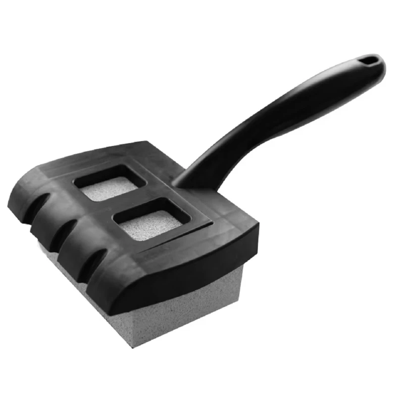 Stainless steel cleaning brush for barbecue grill, outdoor barbecue tool, suitable for camping and stone cleaning
