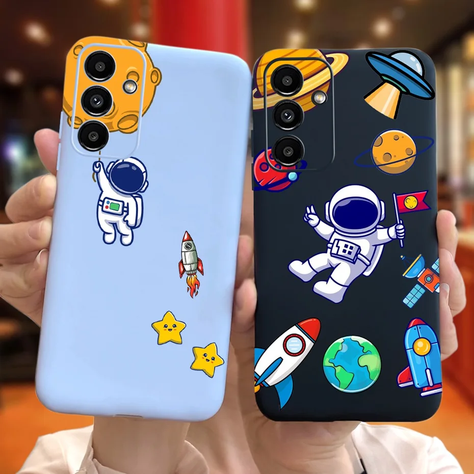 For Samsung Galaxy A14 5G Phone Case Stylish Girl Flower Soft Silicone TPU Cases For Samsung A14 A 14 SM-A146B Jelly Back Cover