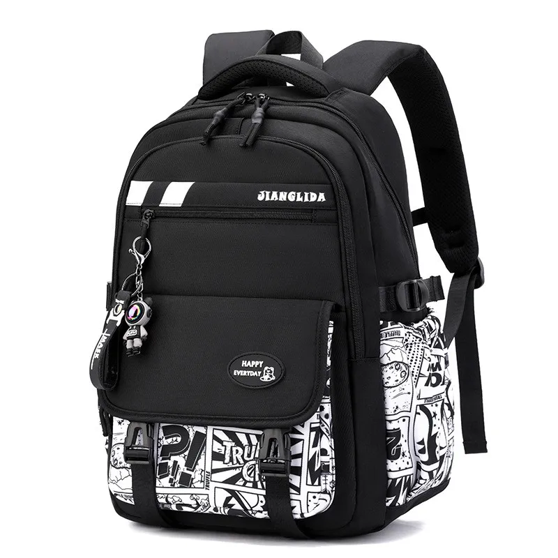 Camouflage graffiti men's travel backpack large capacity backpack for outdoor travel Waterproof school bag for school students