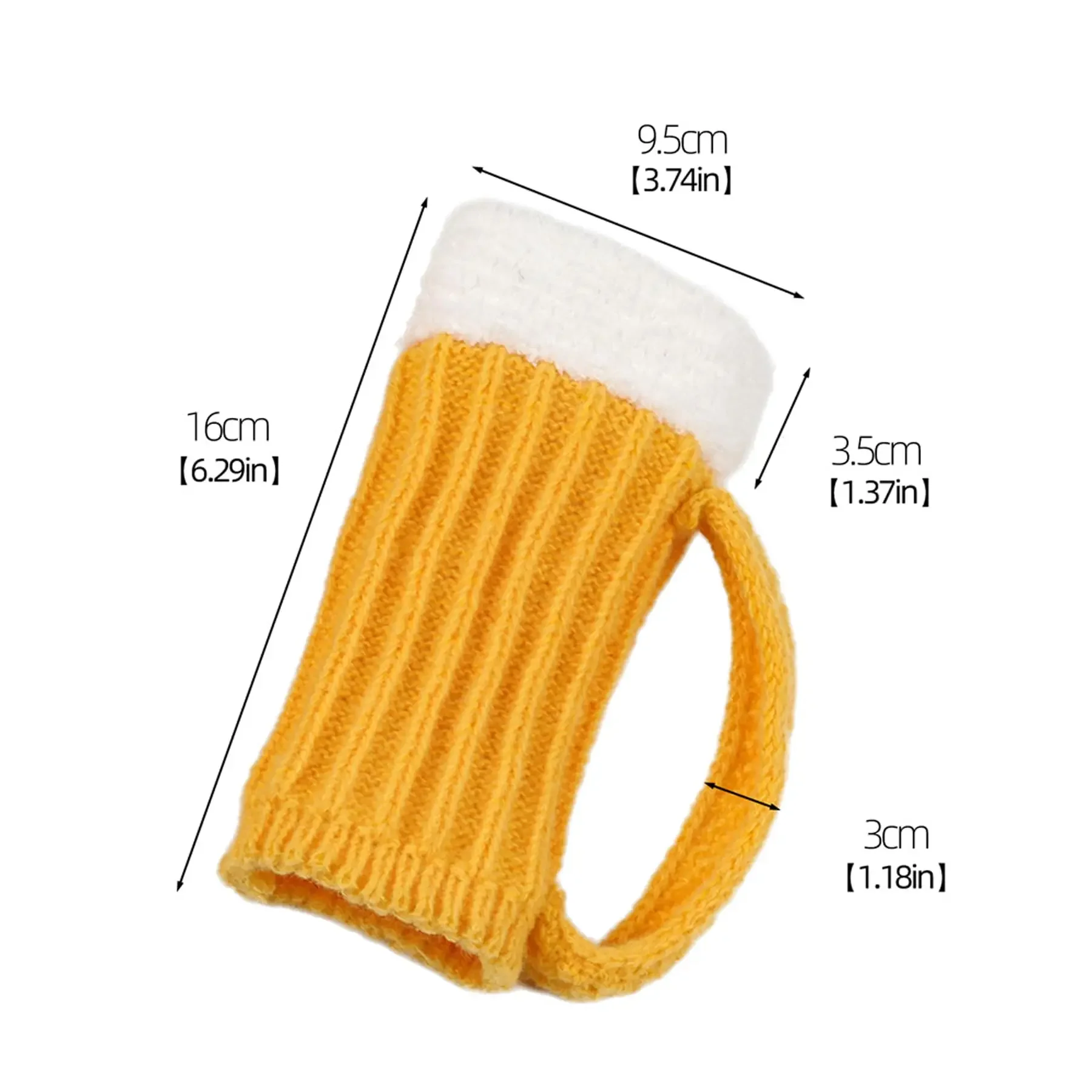 Beer Hat Knit Funny Hat for Men Women Novelty Gifts Beer Lovers Birthday Christmas Halloween Gifts Adults Party Costume