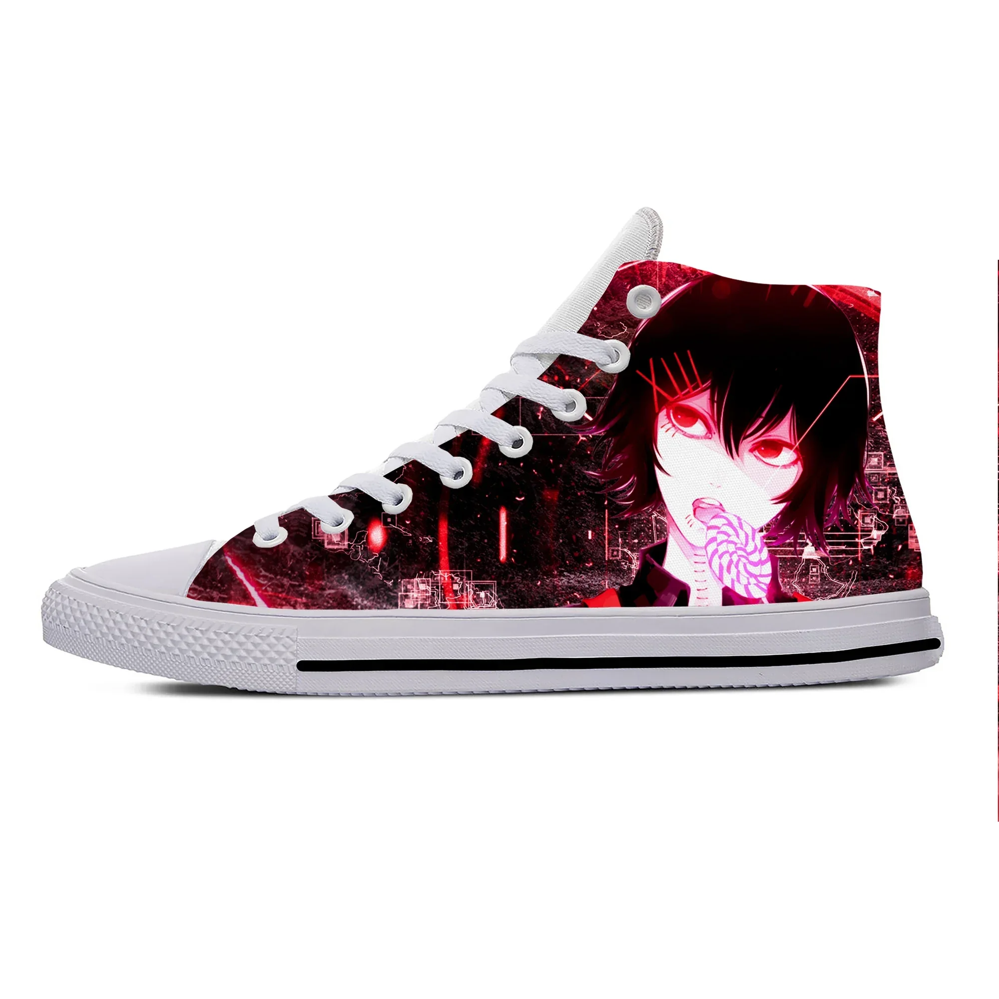 Heißer Sommer Coole Anime Manga Tokyo Ghoul Suzuya Juuzou Klassische Schuhe Leichte Männer Frauen Turnschuhe Casual High Top Board Schuhe