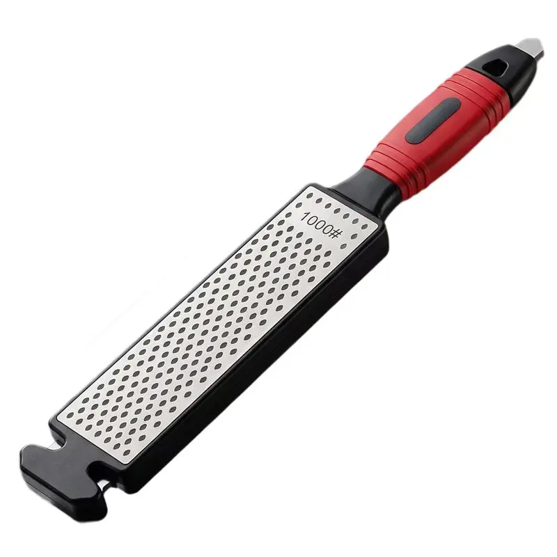 A02F-Knife Sharpener 5 In1 Knife Sharpener Scissor Sharpening Stone Bars Grinding Double-Sided Whetstone