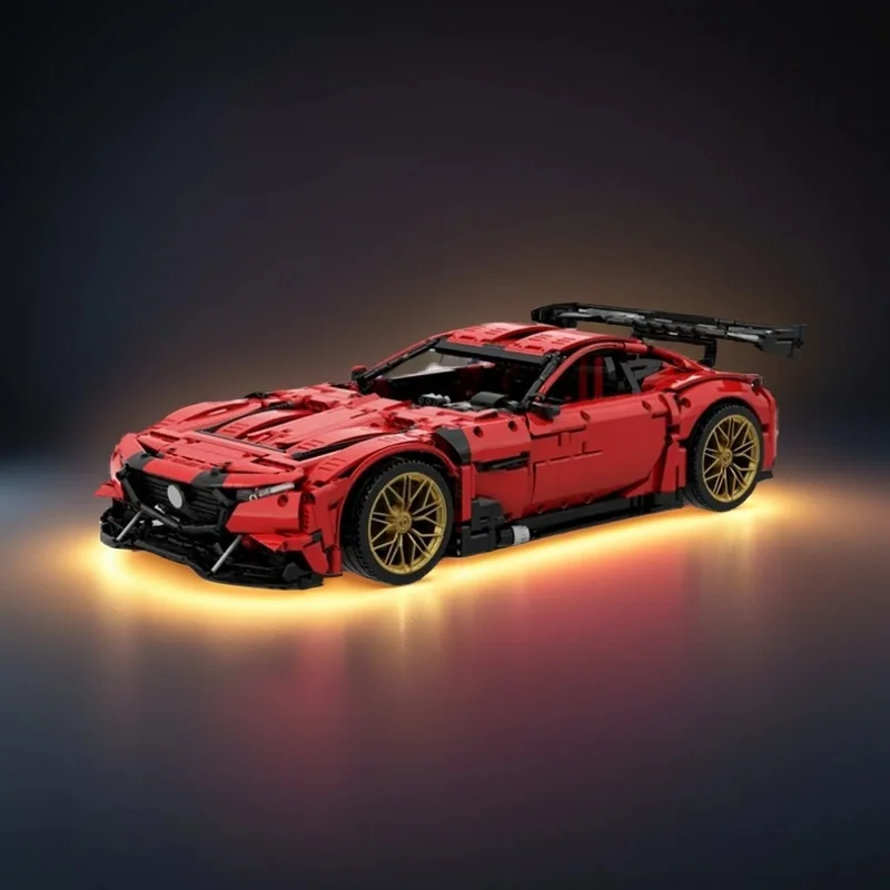 2953-teiliges MOC Technik Mazda Rx GT3 Concept 1:8 Modell DIY Kreatives Montage-Bausteinset Ausstellungsstück Geburtstagsgeschenk Baukasten