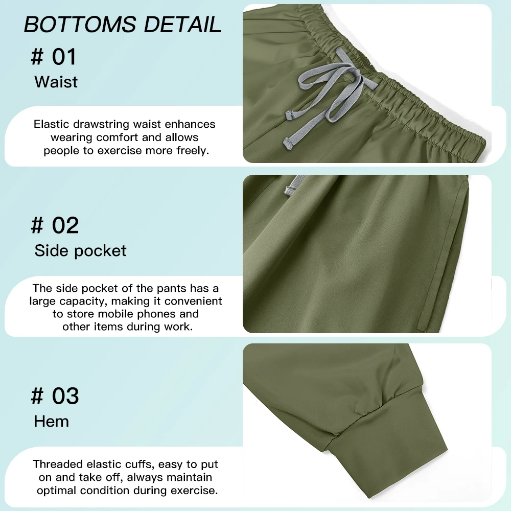 도매가 간호사 유니폼 의료 의사 수술복 세트 여성 병원 간호 액세서리 실험실 수술실 작업복