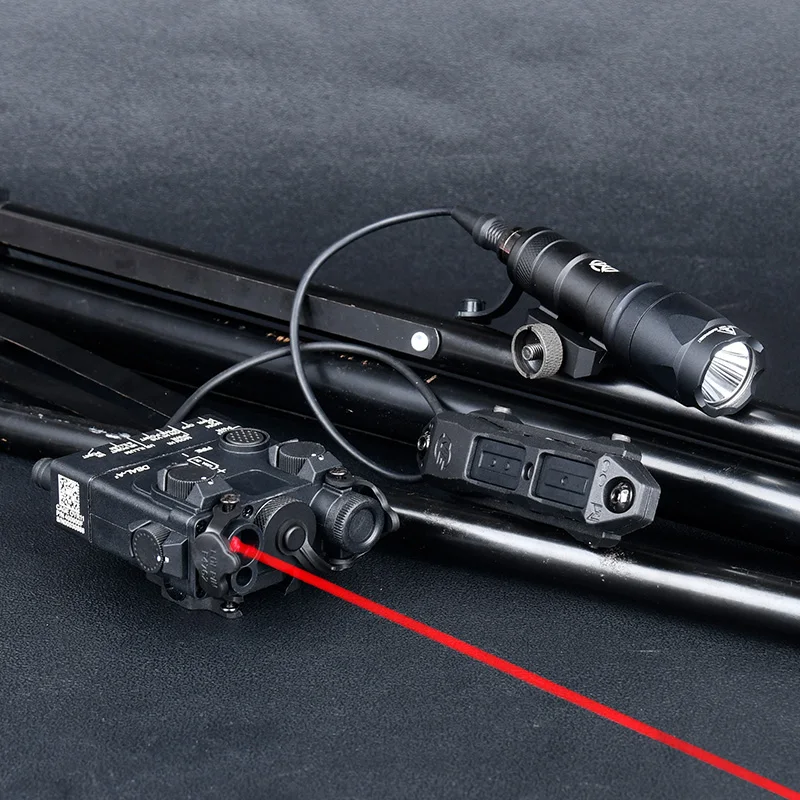 DBAL A2 Red Green Dot Laser Surefi M300 M600 Flashlight Pressure Switch Hunting Airsoft Weapon Light For 20mm MLOK KEYMOD Rail - Image 3