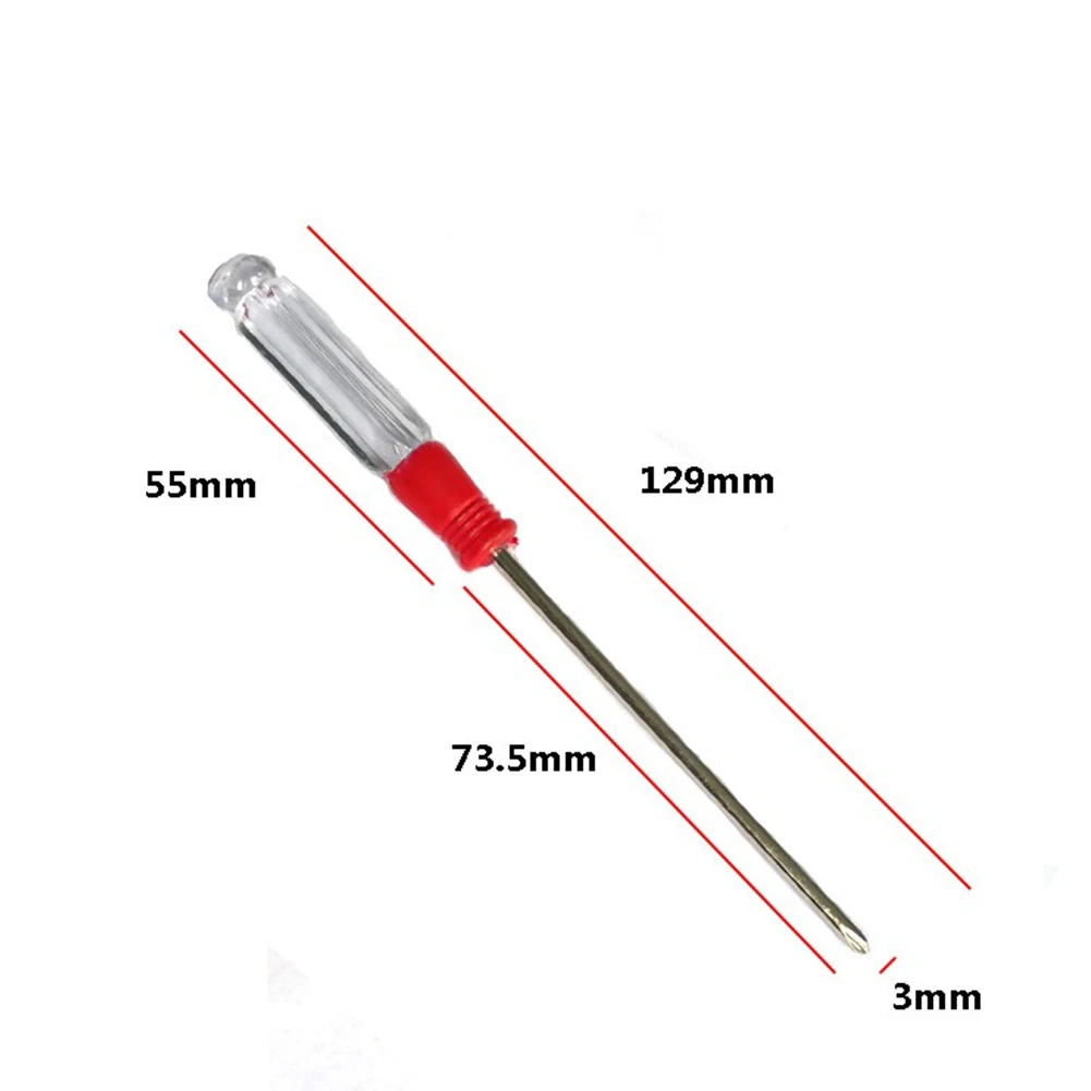 Small Slotted Cross Screwdriver 130mm Length 3mm Head Magnetic Screwdriver Set Precision Cutting Professional Hand Screwdriver