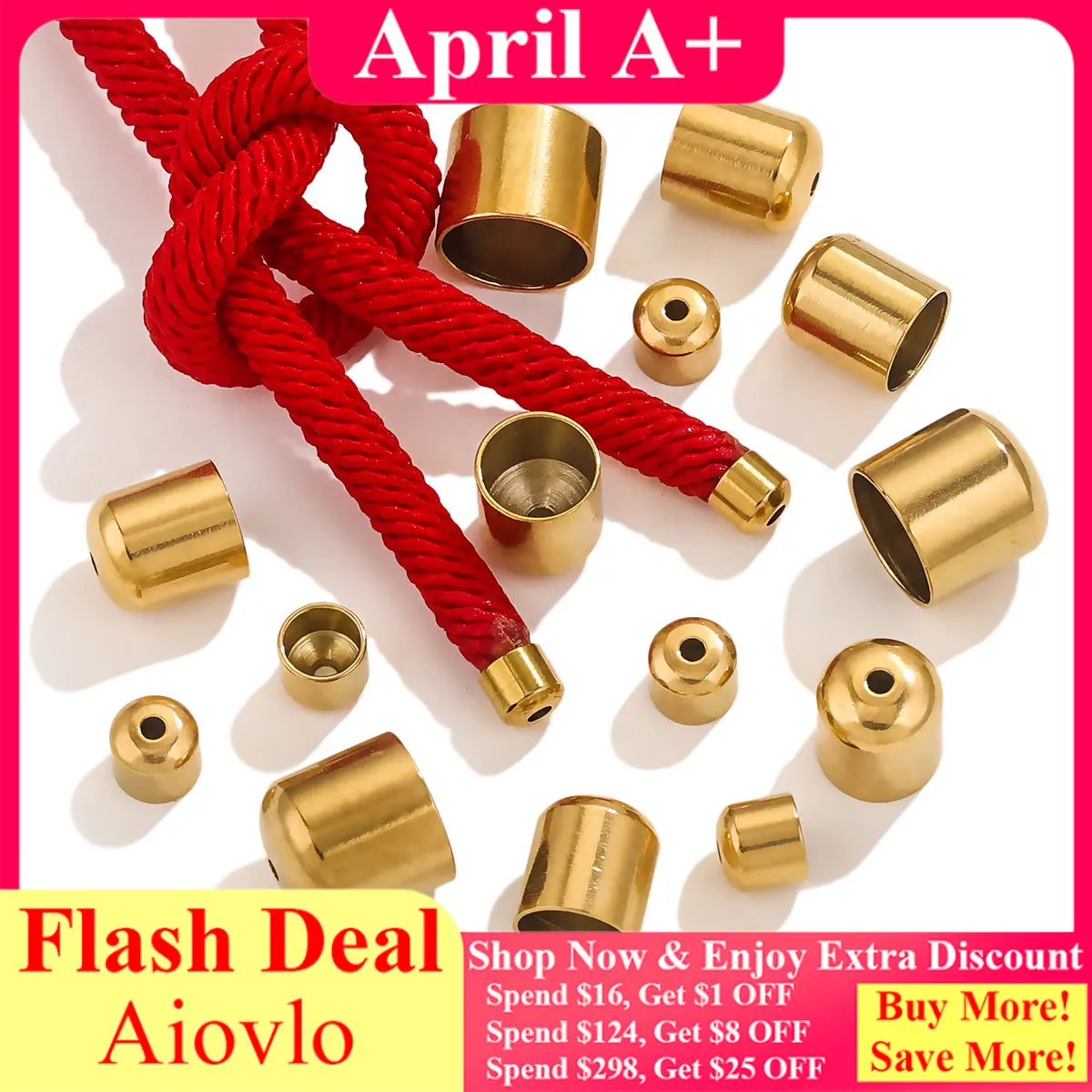 

20 Pcs Edelstahl Zylindrische Endkappen Leder Cord Ende Spitze Perle Kappen Vergoldet Verschluss DIY Schmuck Verschluss Designs