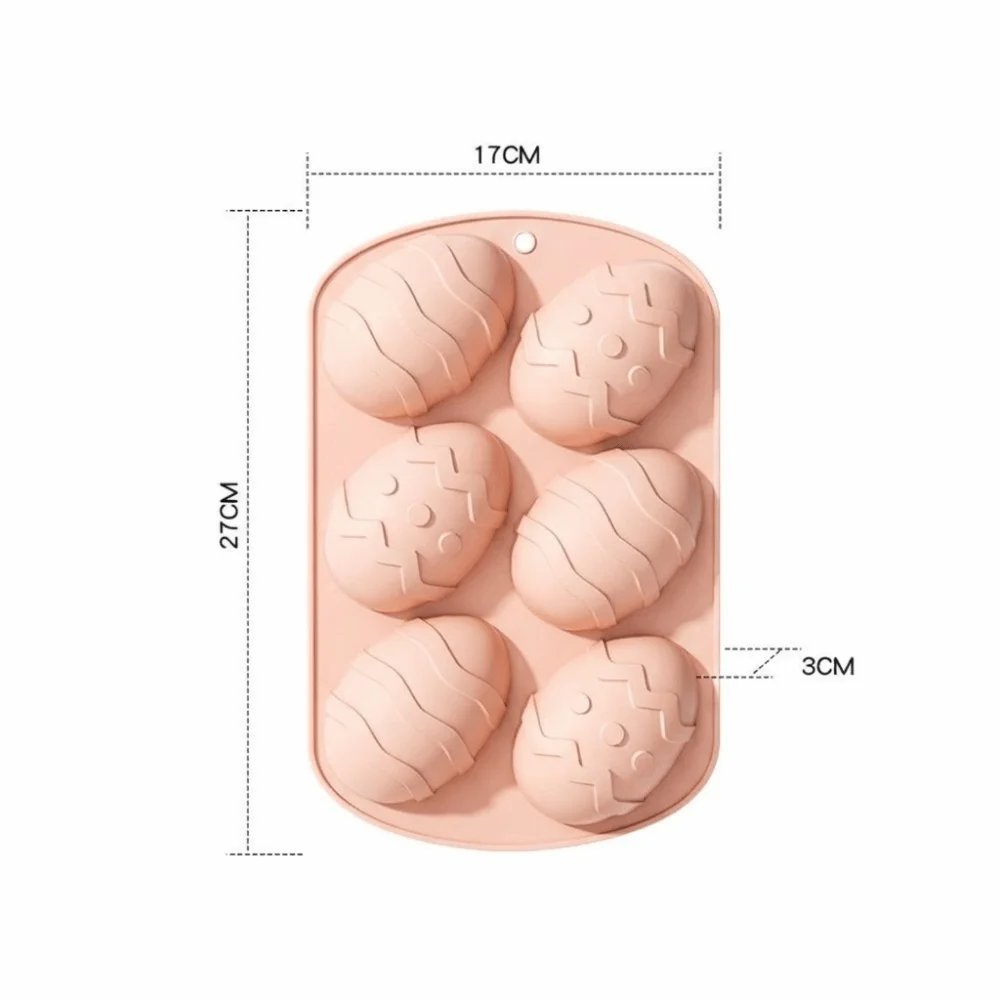 Heat-Resistant Easter Egg Bunny Mold Food Grade Silicone Easter Bunny Design Handmade Soap Mold Surprise Design 3D Design