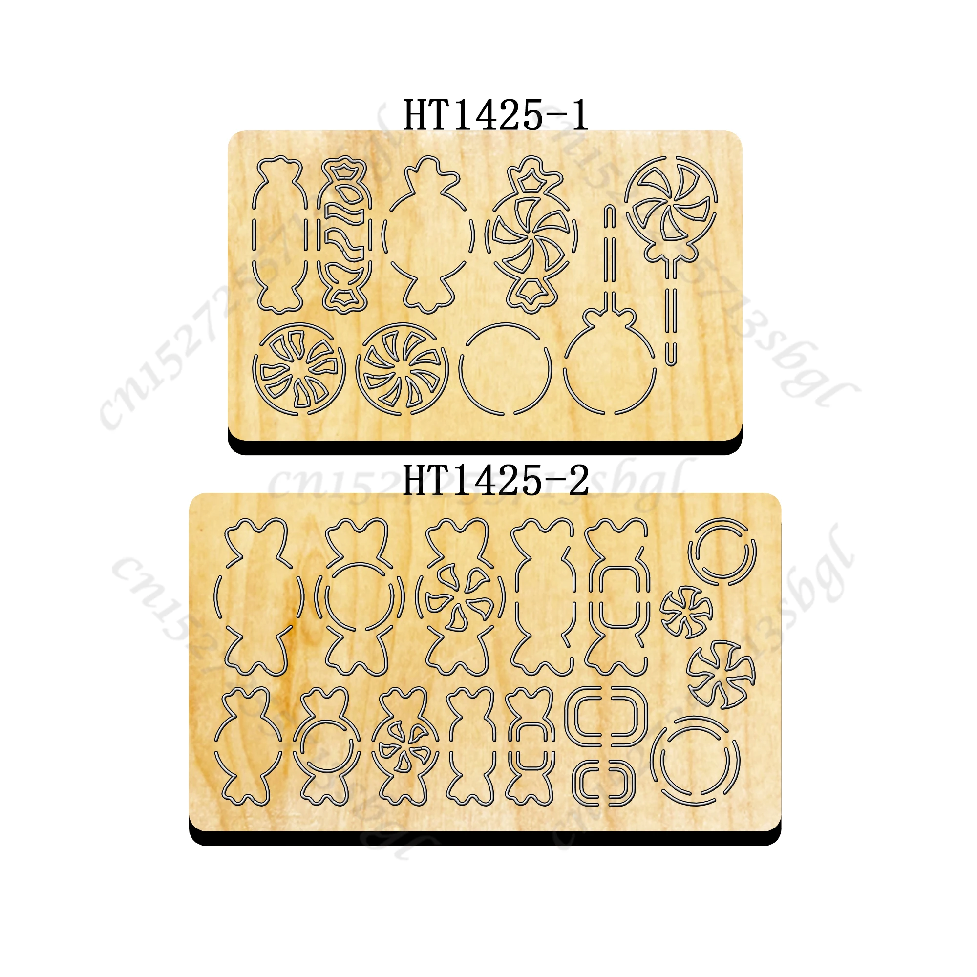 Candy Series Cutting dies - New Die Cutting And Wooden Mold,HT1425 Suitable For Common Die Cutting Machines On The Market.