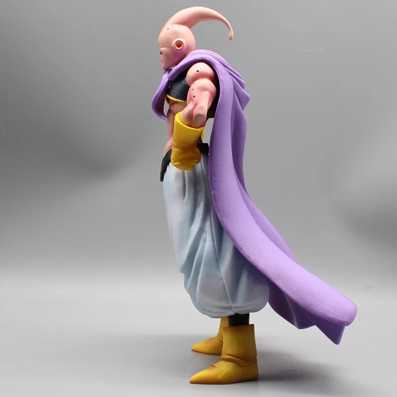 26cm Anime Dragon Ball Figures GK Majin Buu Standing Waisted Double Header Action Figures PVC Model Collection Birthday Toys