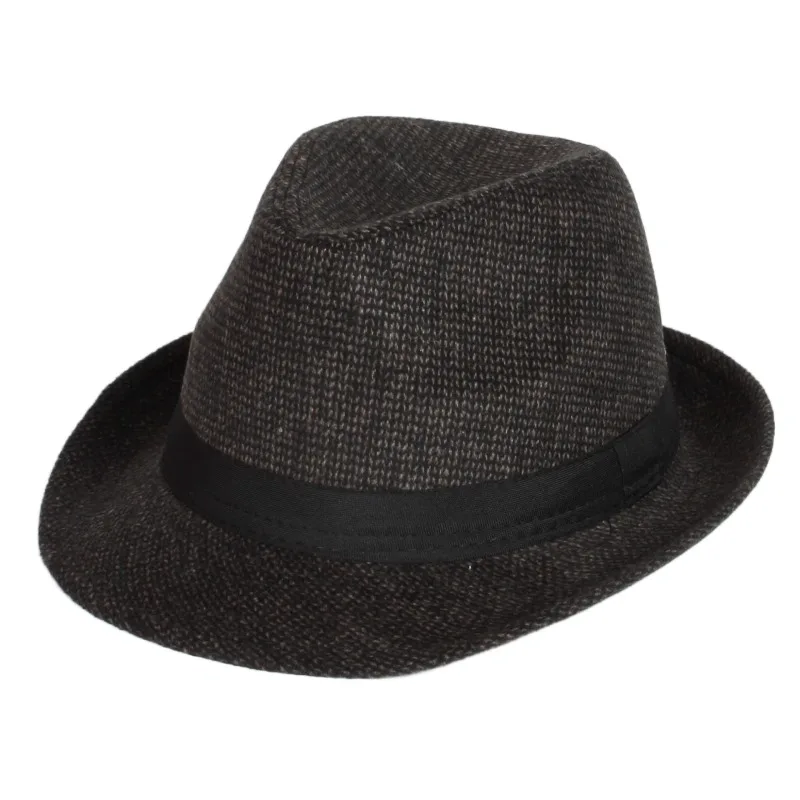 Wholesale Promotion Gifts French Fashion Autumn Winter Felt Fedora Classic British Church Jazz Hats For Women Men