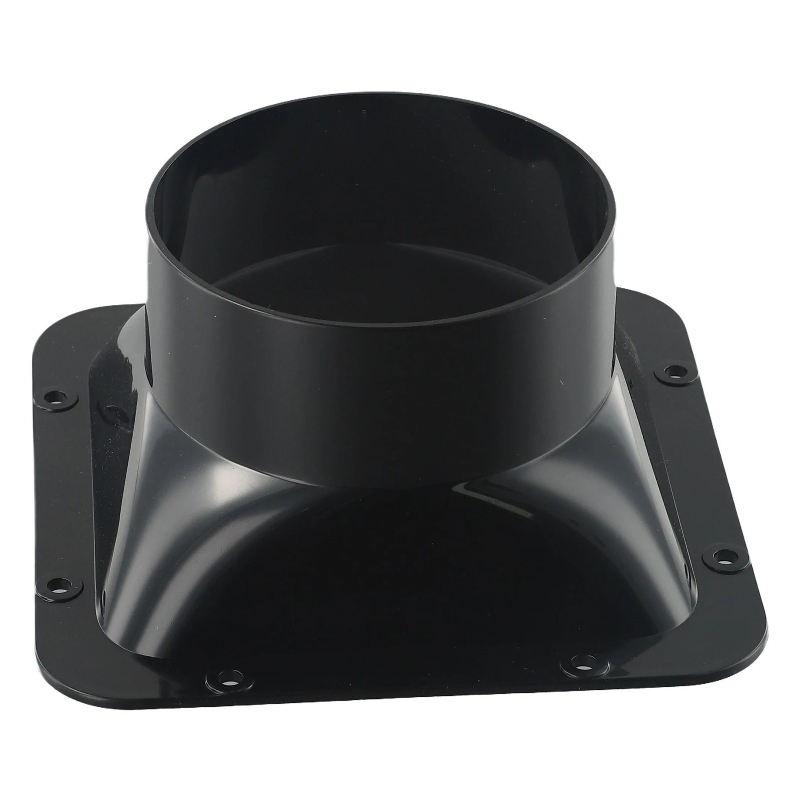 

None Flange Connector Ventilation Duct Black Indoor Small Air Resistance 100MM 200MM ABS Ventilation Equipment