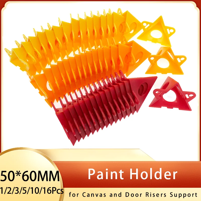 Soportes de pintura piramidal para pintor, Mini soportes de pintura cónica para lienzos y elevadores de puertas, soporte para pintura de gabinete, 1/2/3/5/10/16 Uds.