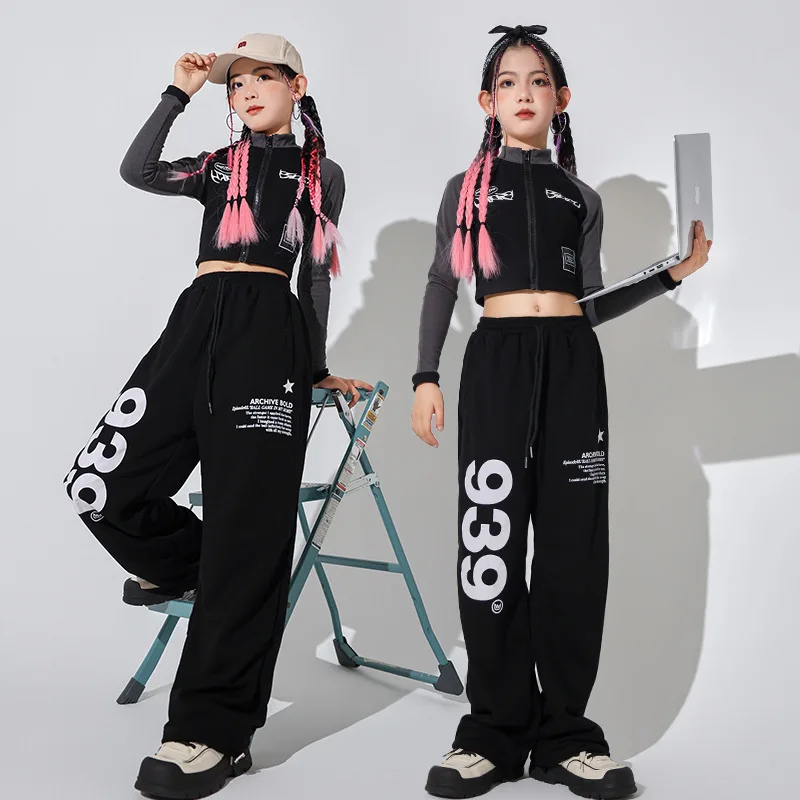 بدلة الهيب هوب للرقص في الشوارع للفتيات ملابس عصرية للسيدات ملابس أداء رقص الجاز الحلو والحارة P