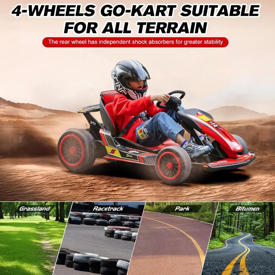 24 فولت طفل الذهاب كارت الانجراف سيارة 7AH بطارية تعمل بالطاقة مركبة كهربية مع 1502 محركات لينة بدء الموسيقى القرن التزمير والسلامة Bel #6