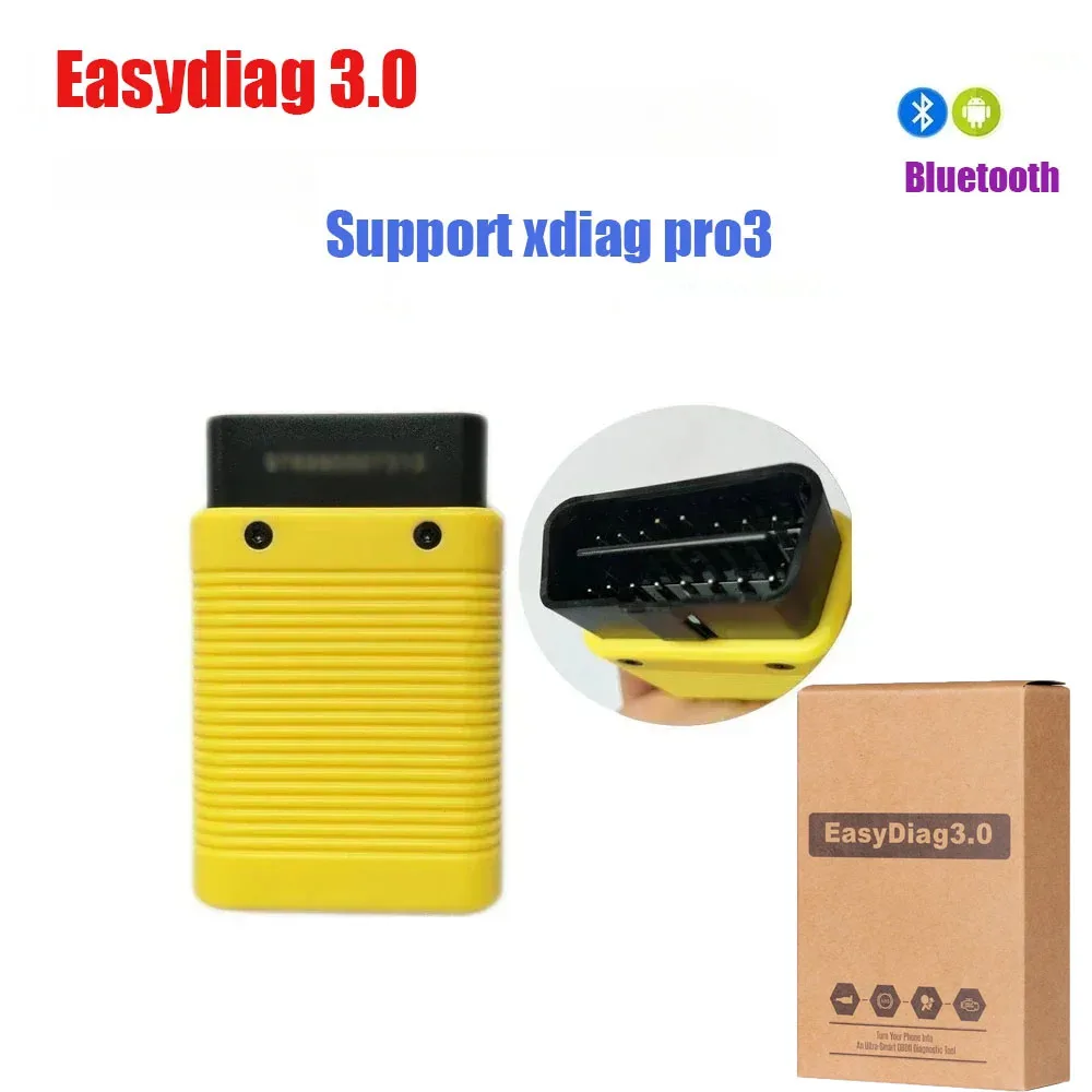 Диагностический инструмент Launch X431 Easydiag 3,0, версия Xdiag, Bluetooth адаптер OBD2 PK DBScar4 DS401 Golo3 DBScar5 Easydiag 2,0