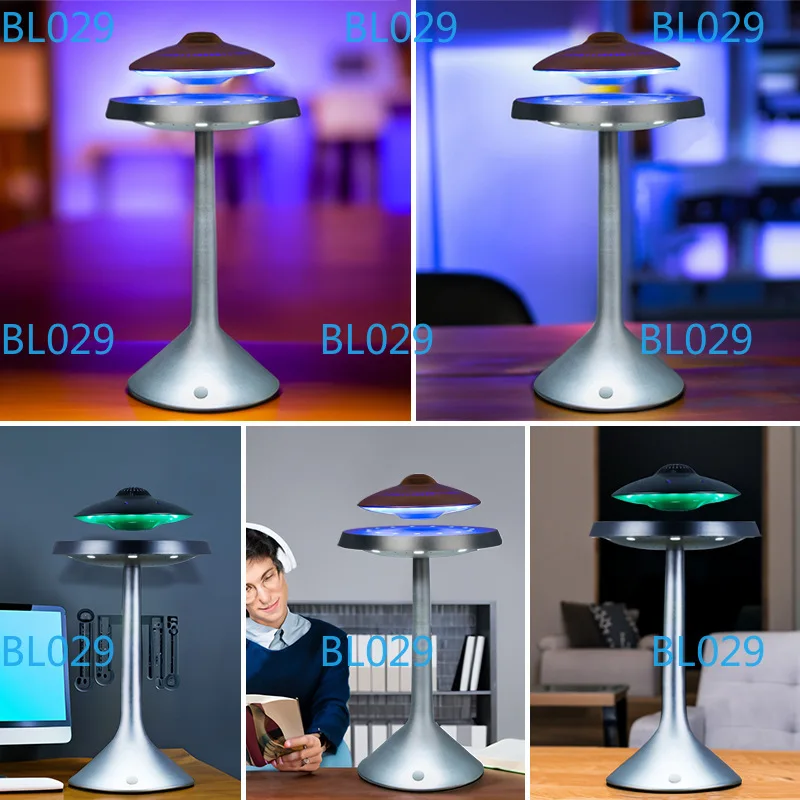 Home stereo touch cool ornaments magnetic levitation Bluetooth audio UFO flying saucer luminous creative audio