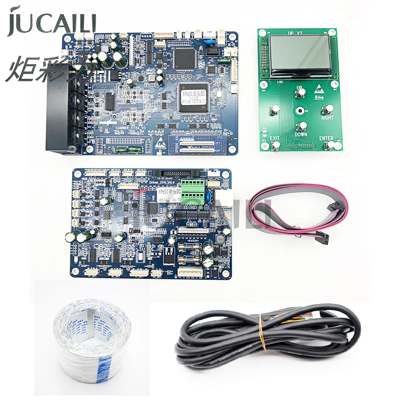 

Комплект платы Jucaili Senyang xp600 для Epson xp600, одна головка, плата для экосольвентного принтера с клавиатурой V6/V12