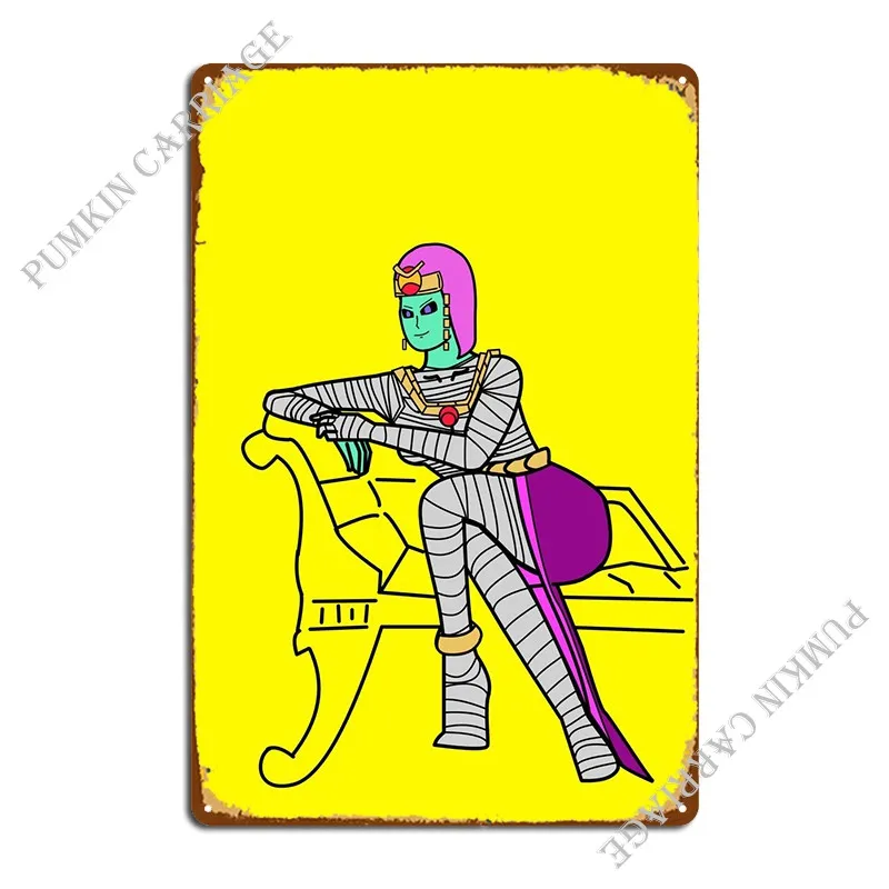 Mummy Metal Sign Poster Kitchen Kitchen Wall Plaque Wall Cave Tin Sign Poster