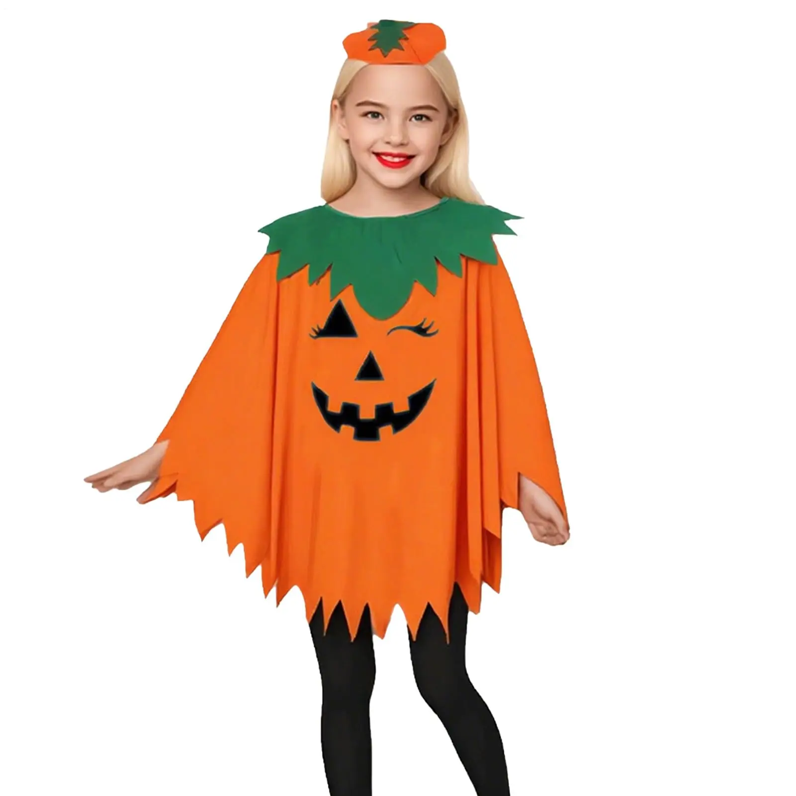 Spooktacular Halloween Pumpkin Costumes， Adorable 3-Piece Kids Pumpkin Costume Set (Unisex for Boys & Girls)， Plus Awesome Ad