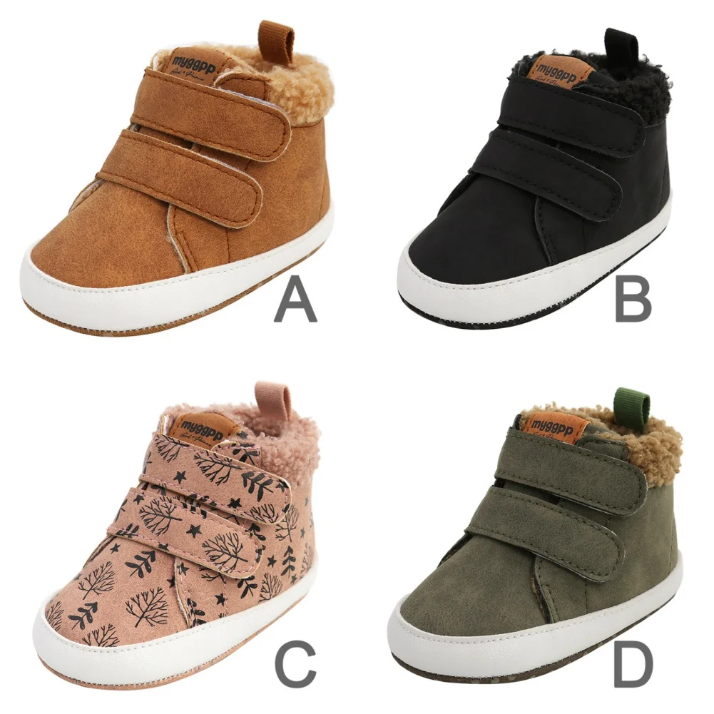 Babyschoenen Jongen Meisje Winter Warm Baby Snowboots Antislip Zachte Bodem Schoen Pasgeboren Sneakers Peuter Opwarmen Eerste Wandelaars