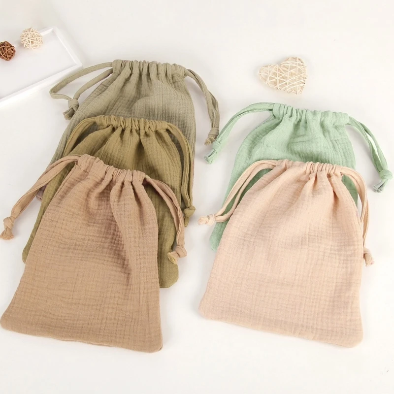 مجموعة J15U مكونة من 3 أكياس متعددة الأغراض لملحقات الرضع مصنوعة من القطن الناعم لاستخدام الأم