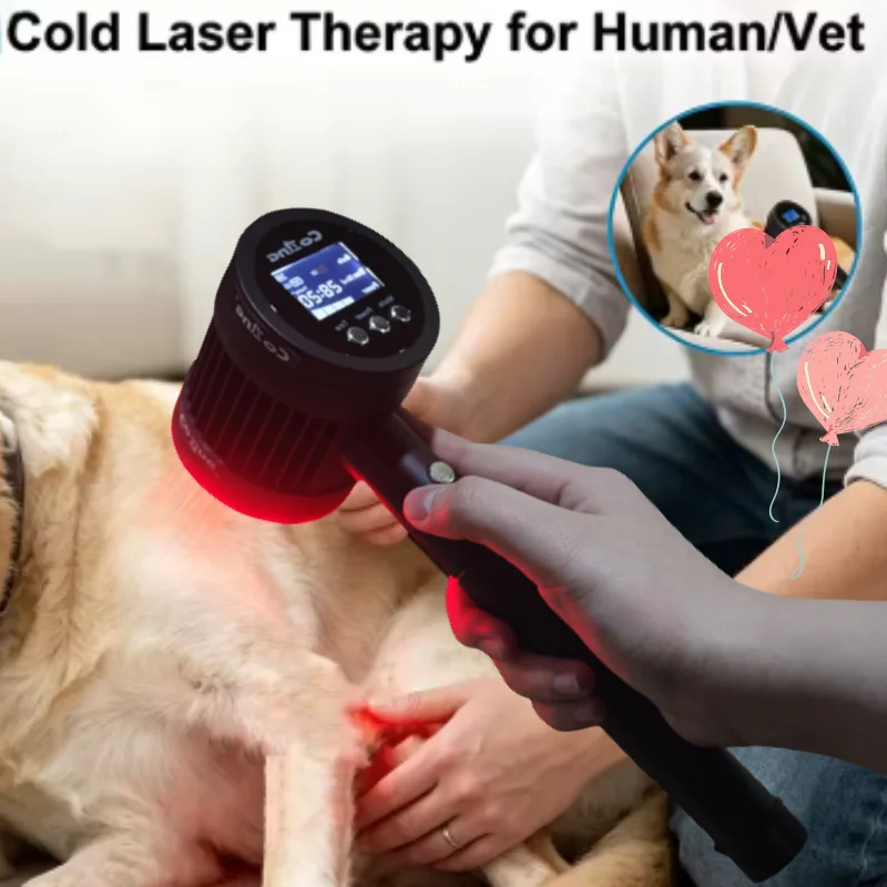 

Non-invasive 25 Diodes 1295mW Cold Laser Therapy Device 650nm+808nm Red Light Therapy Pain Senior Dog Hip Dysplasia Care