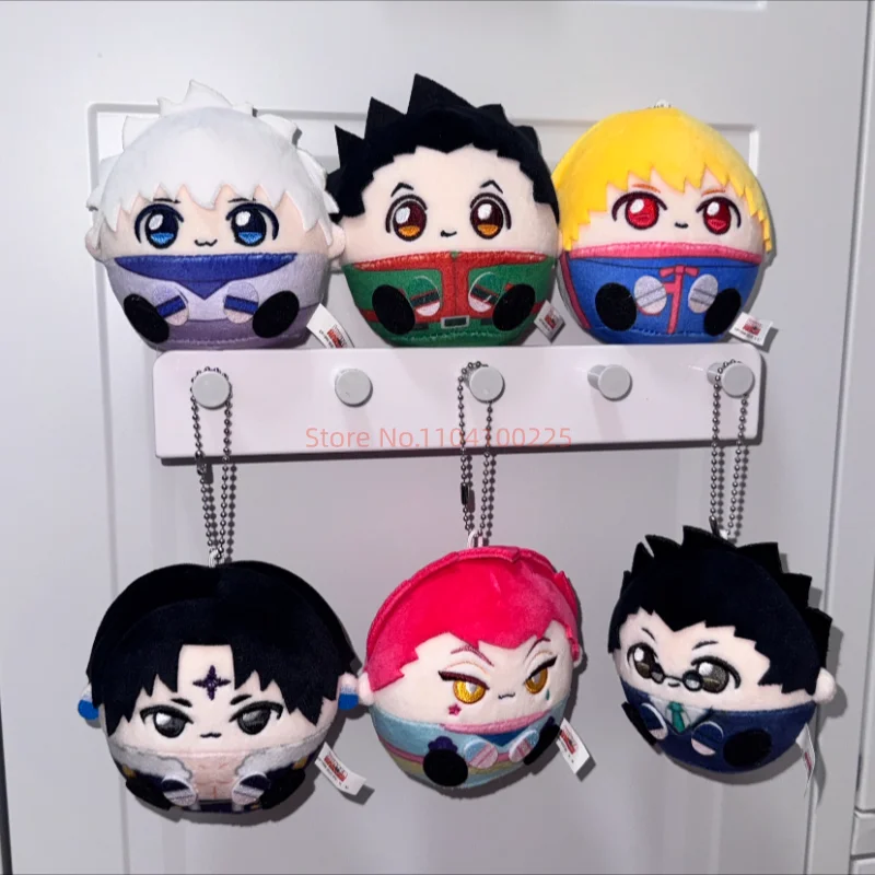 

Nullset Hunter X Hunter Killua Round Plush Blind Box Keychain Anime Peripheral Stuffed Bag Pendant For Anime Fans Collectors