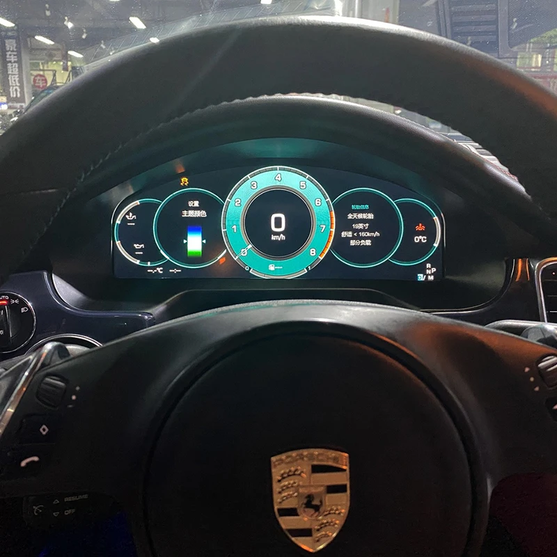 For Porsche Panamera 2010-2016 970 Car Modification Upgrade New LCD Instrument Panel Display Tachometer Odometer