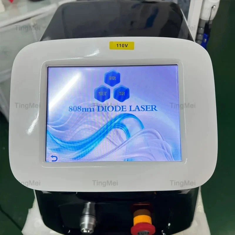 Máquina da remoção do cabelo do laser do diodo, platina do gelo do laser, remoção permanente indolor do cabelo, comprimento de onda 3, 755, 1064, 808nm, 2000W, 2024