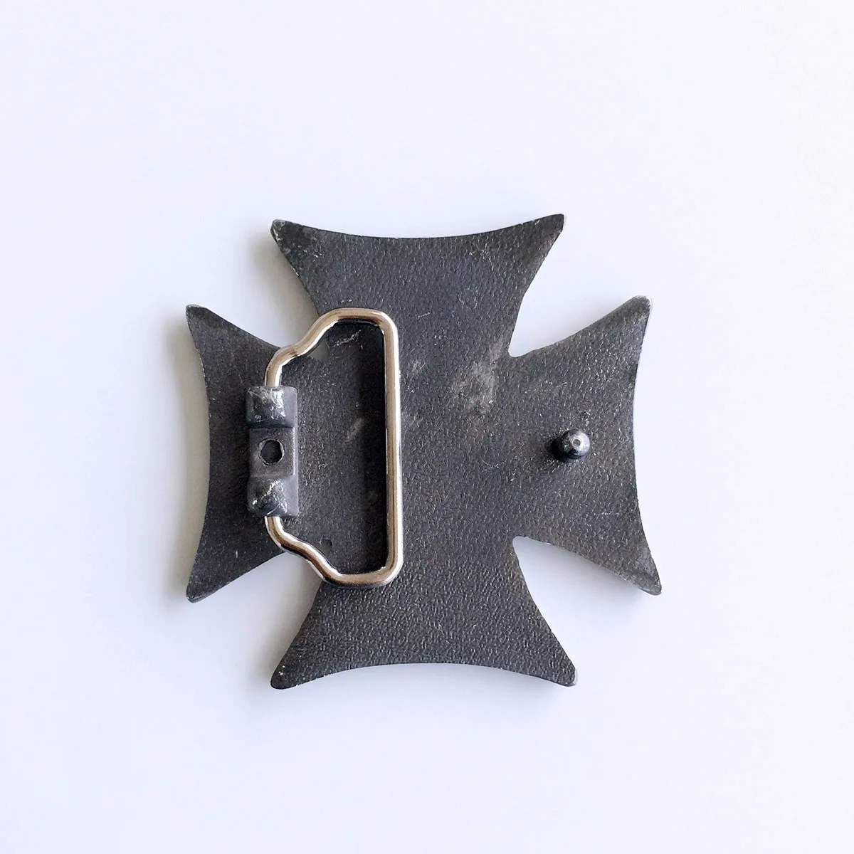 Red Enamel Cross Spider Web Belt Buckle Gurtelschnalle Boucle de ceinture BUCKLE-OC022 view 2