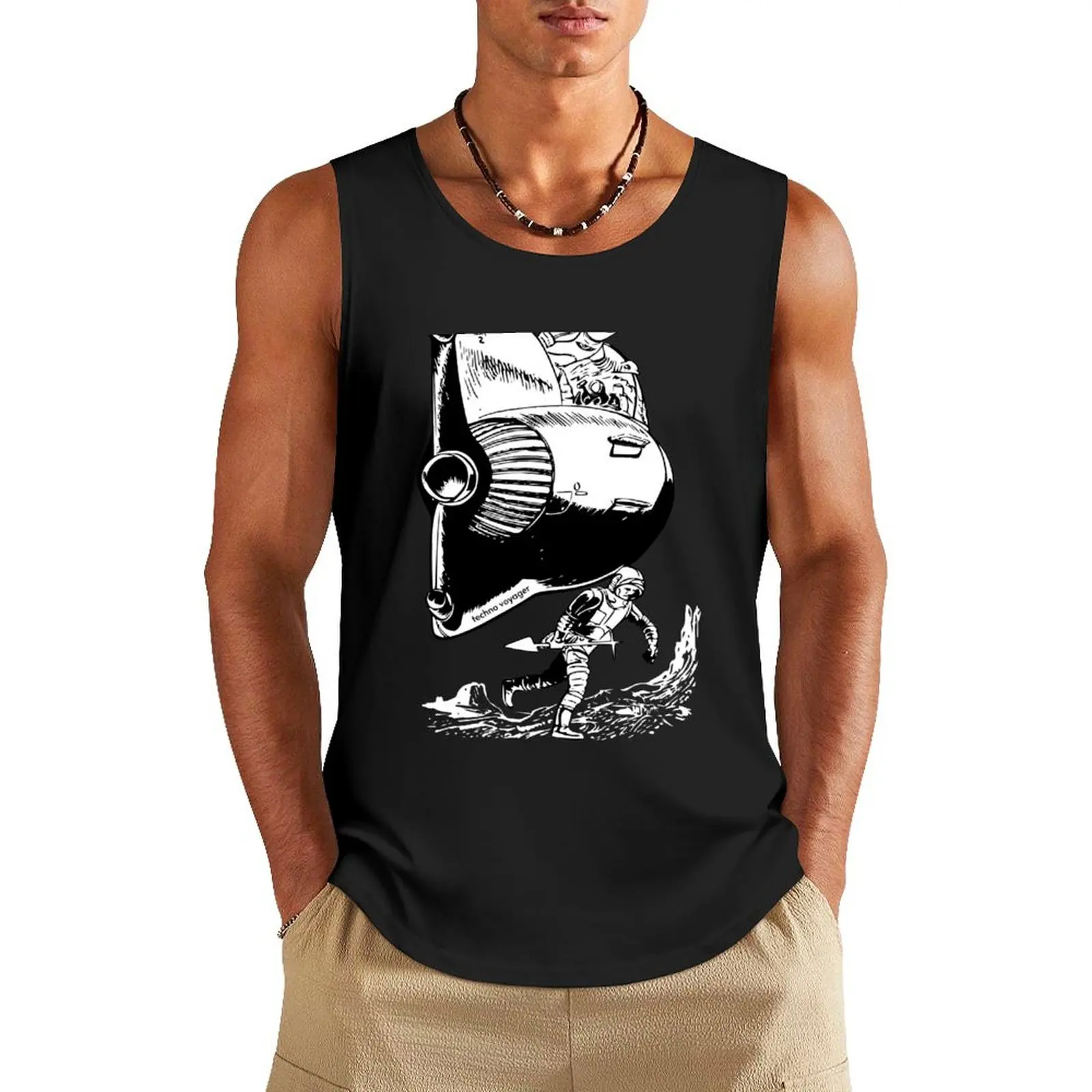 

Mind Expedition Tank Top bodybuilding man Male vest