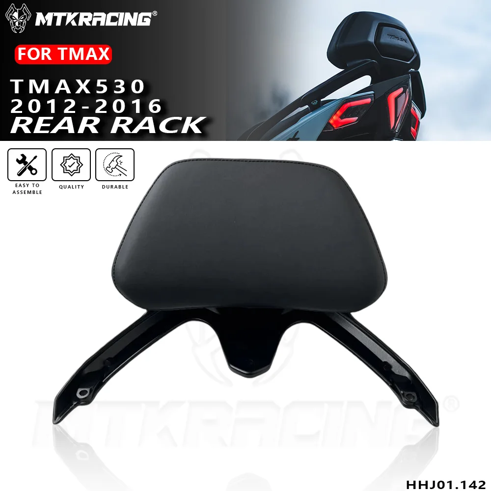 

FOR YAMAHA TMAX 530 2012-2016 Passenger Seat Rear Backrest Passenger Back Rest Pad Motorcycle Accessories TMAX 530