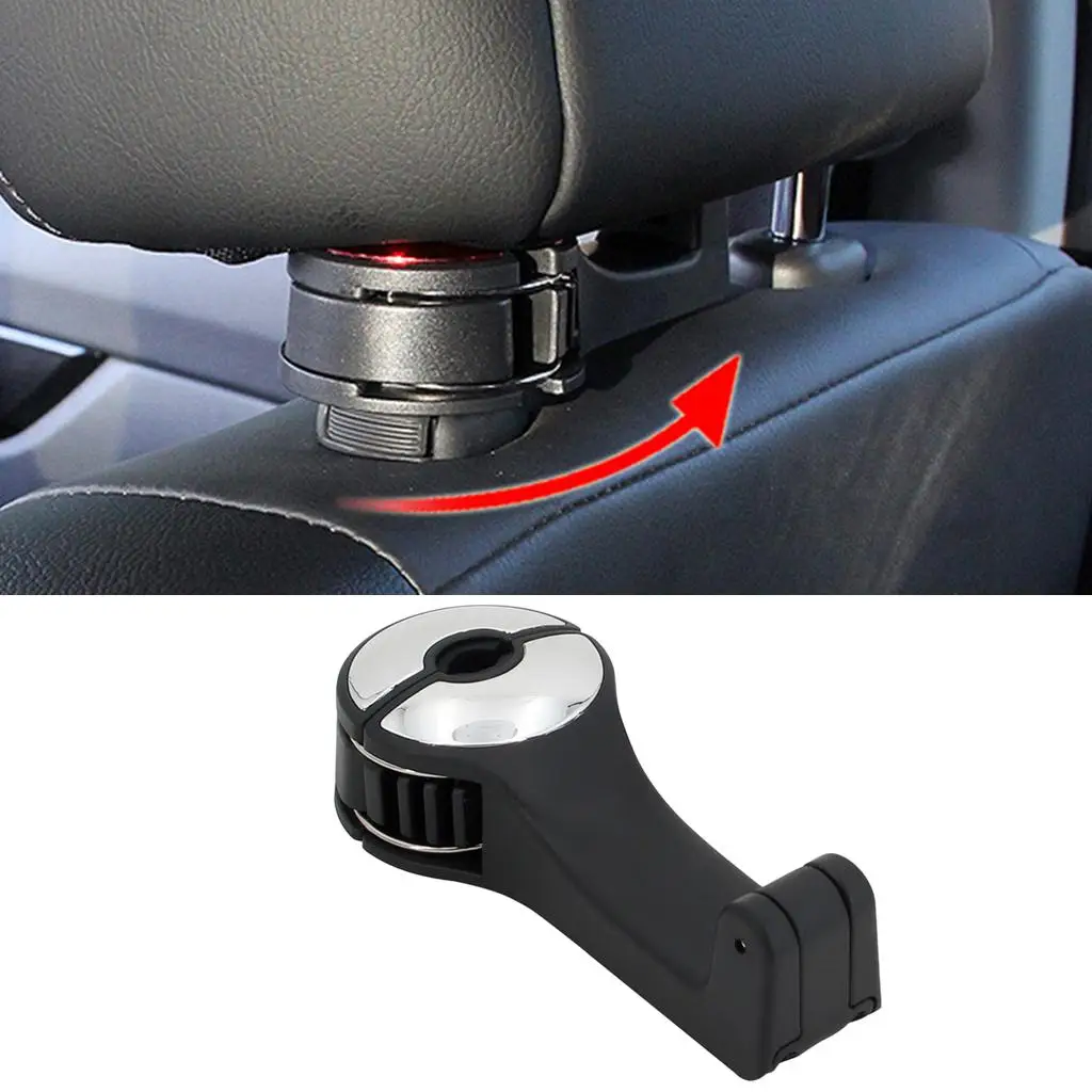 Back Hook with Phone Holder Headrest Seat Storage for Bag Handbag