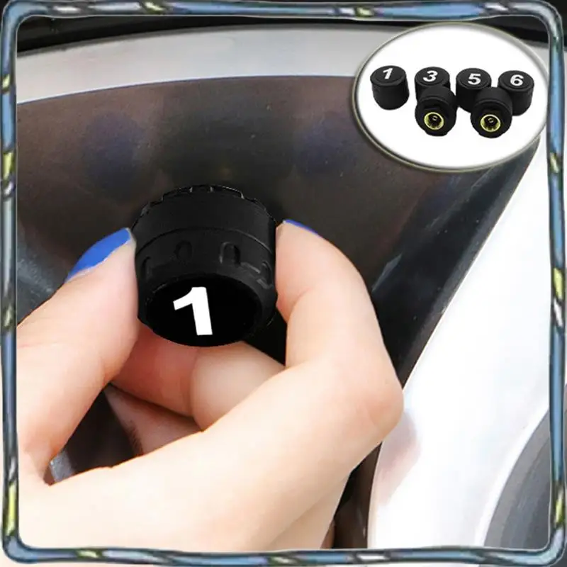 

Solar Power Car TPMS Digital LCD Display Car Security Alarm Tire Pressure Monitoring System With 4 Sensors Easy Install Build-In